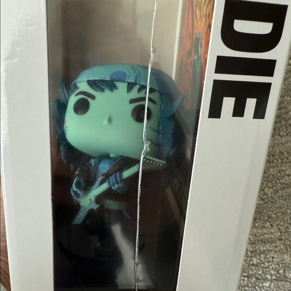 Funko Pop Eddie Figure with Red and Black Design - Picture 3 of 5